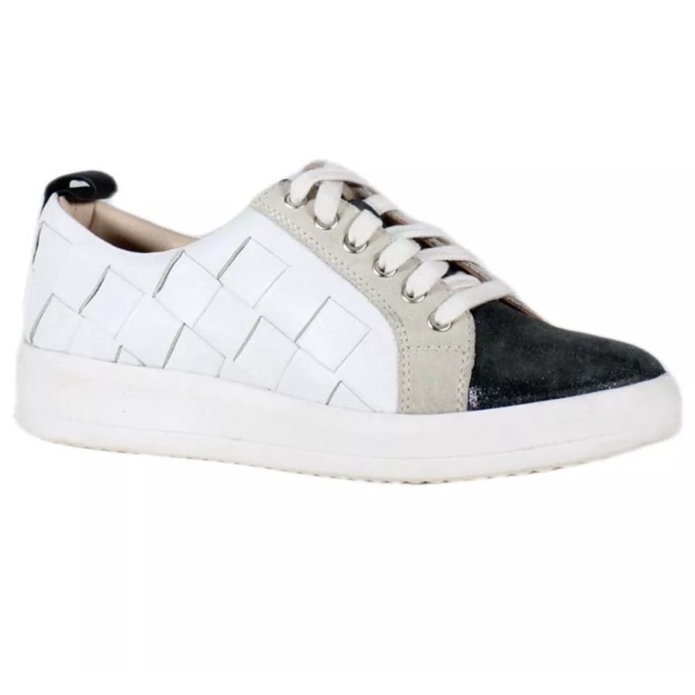 Diba True Yuliana white Sneakers leather casual‎ Size 8.5 M Women